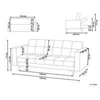Divano in velluto rosso Rivestimento in tessuto Schienale reclinabile 3 posizioni
