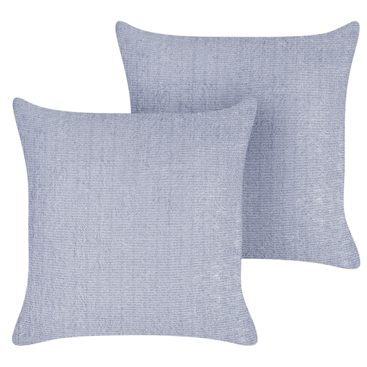 Set di 2 cuscini in poliestere viola 45 x 45 cm sfoderabili Accessori per la casa Soggiorno