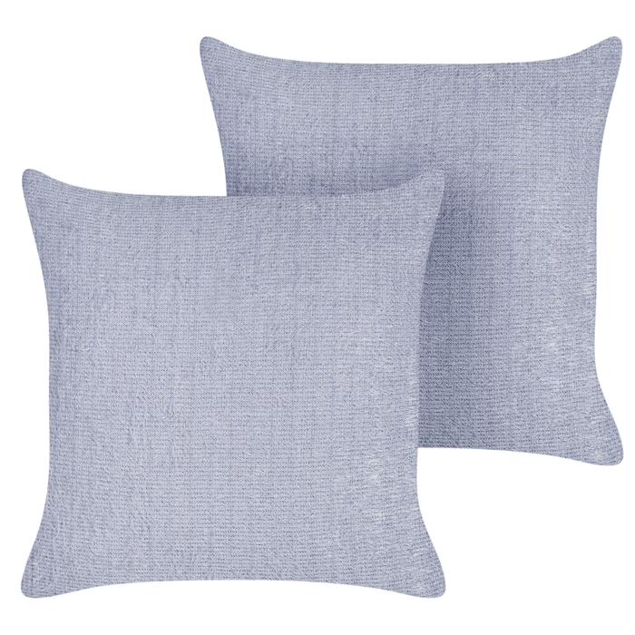 Set di 2 cuscini in poliestere viola 45 x 45 cm sfoderabili Accessori per la casa Soggiorno
