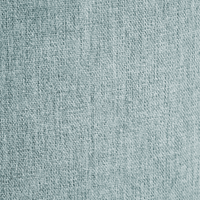 Set di 2 sedie da pranzo in poliestere azzurro Rivestimenti in metallo nero Gambe senza braccioli Schienale curvo Design moderno e contemporaneo