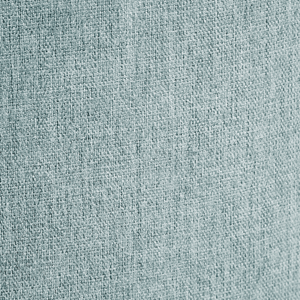 Set di 2 sedie da pranzo in poliestere azzurro Rivestimenti in metallo nero Gambe senza braccioli Schienale curvo Design moderno e contemporaneo