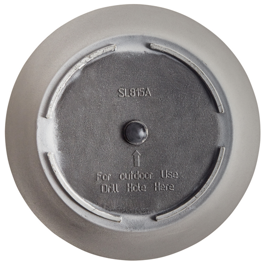 Vaso per piante Solido Grigio Pietra Miscela Poliresina Opaco Resistente all'esterno Rotondo ⌀ 49 cm