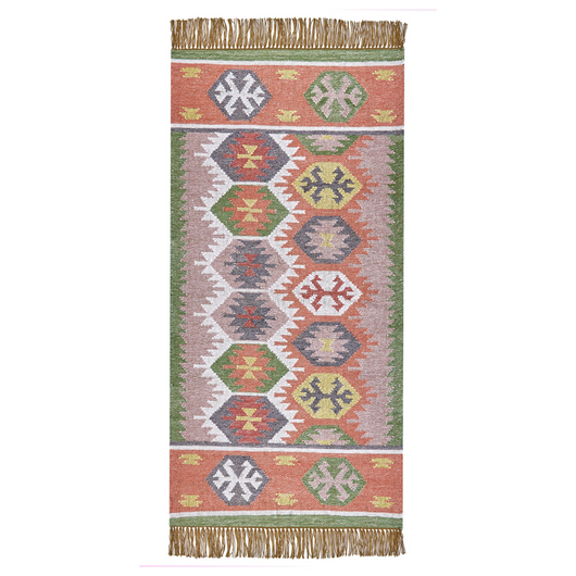 Tappeto multicolore 80 x 150 cm stile indiano orientale camera da letto soggiorno