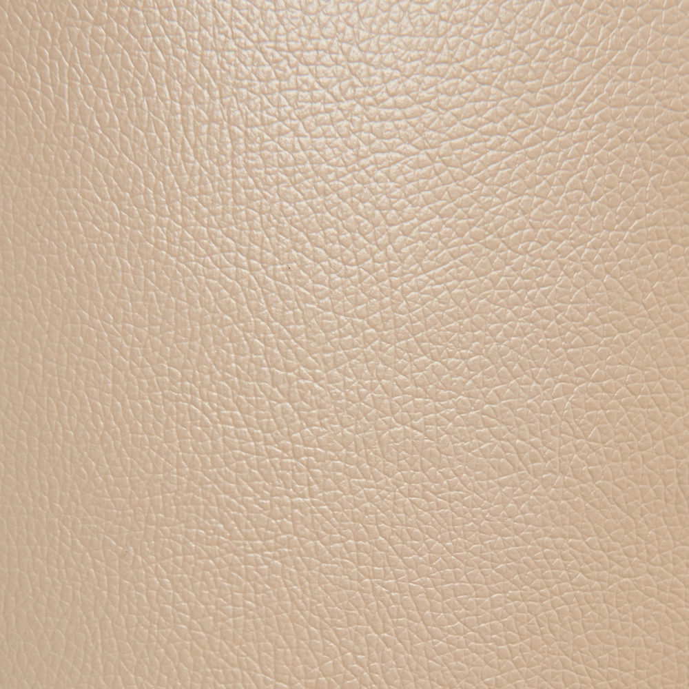 Set di 3 cesti portaoggetti fatti a mano con manici in ecopelle beige