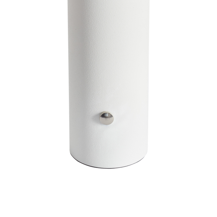 Lampada da tavolo bianca a LED senza fili in ferro per interni e per esterni Fungo moderno