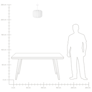 Lampada a sospensione con paralume in nylon bianco design moderno ideale per il soggiorno.