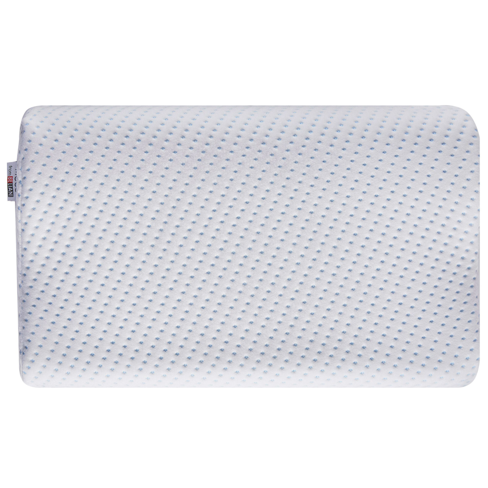 Cuscino Memory Foam Bianco Morbido Tessuto Rinfrescante Supporto Collo Ortopedico Morbido Antiallergico