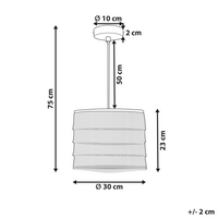 Lampada a sospensione in tessuto poliestere nero con frange Design moderno Luce per il soggiorno