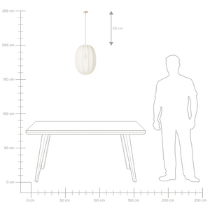 Lampada a sospensione con paralume in nylon bianco Design moderno Luce per il soggiorno