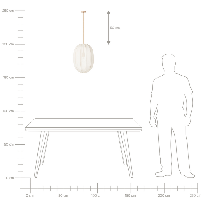 Lampada a sospensione con paralume in nylon bianco Design moderno Luce per il soggiorno