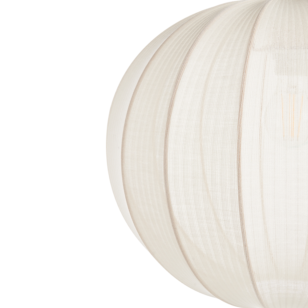 Lampada a sospensione con paralume in nylon bianco Design moderno Luce per il soggiorno