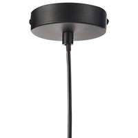 Lampada a sospensione con paralume in tessuto di lino marrone Design moderno Luce per il soggiorno