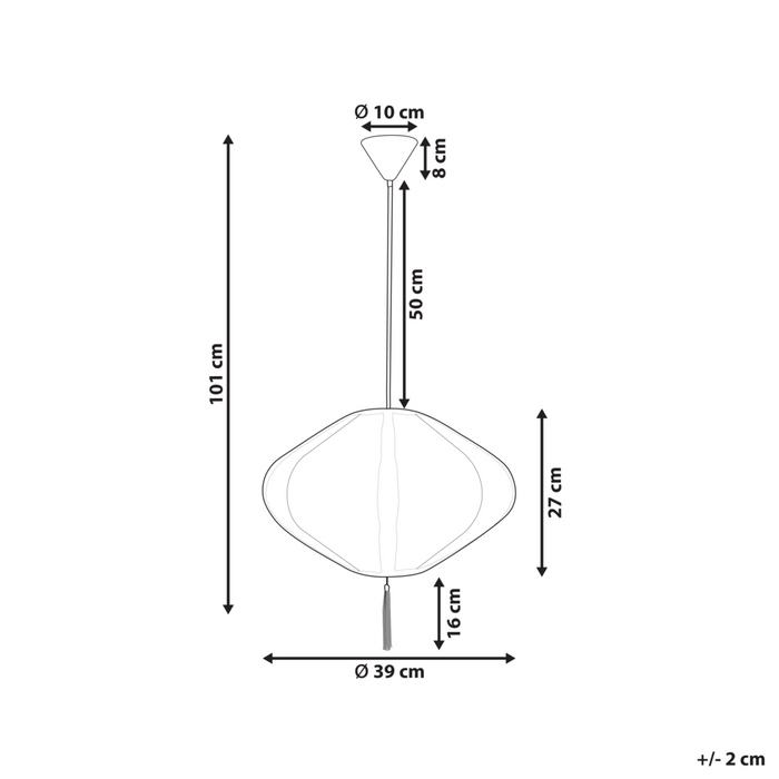 Lampada a sospensione con paralume in nylon bianco Design moderno Luce per il soggiorno