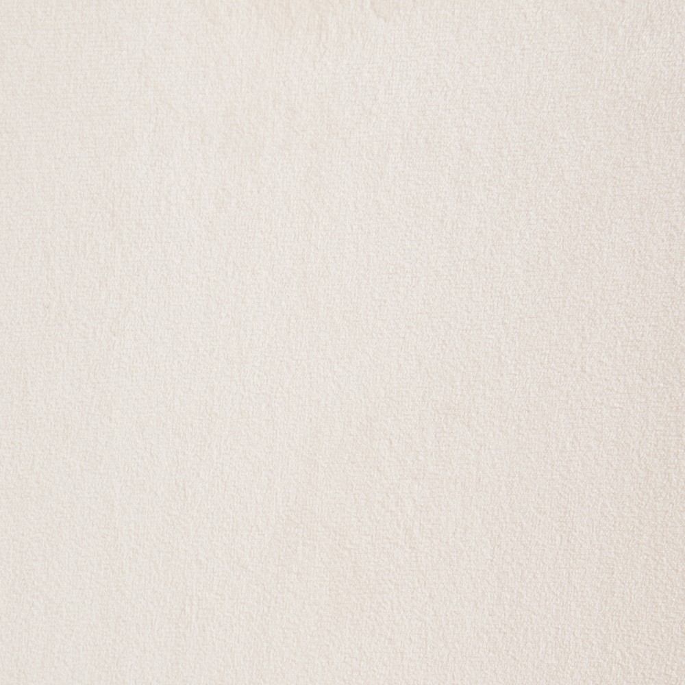 Set di 2 sedie da pranzo rivestimento in tessuto beige gambe nere glamour retrò