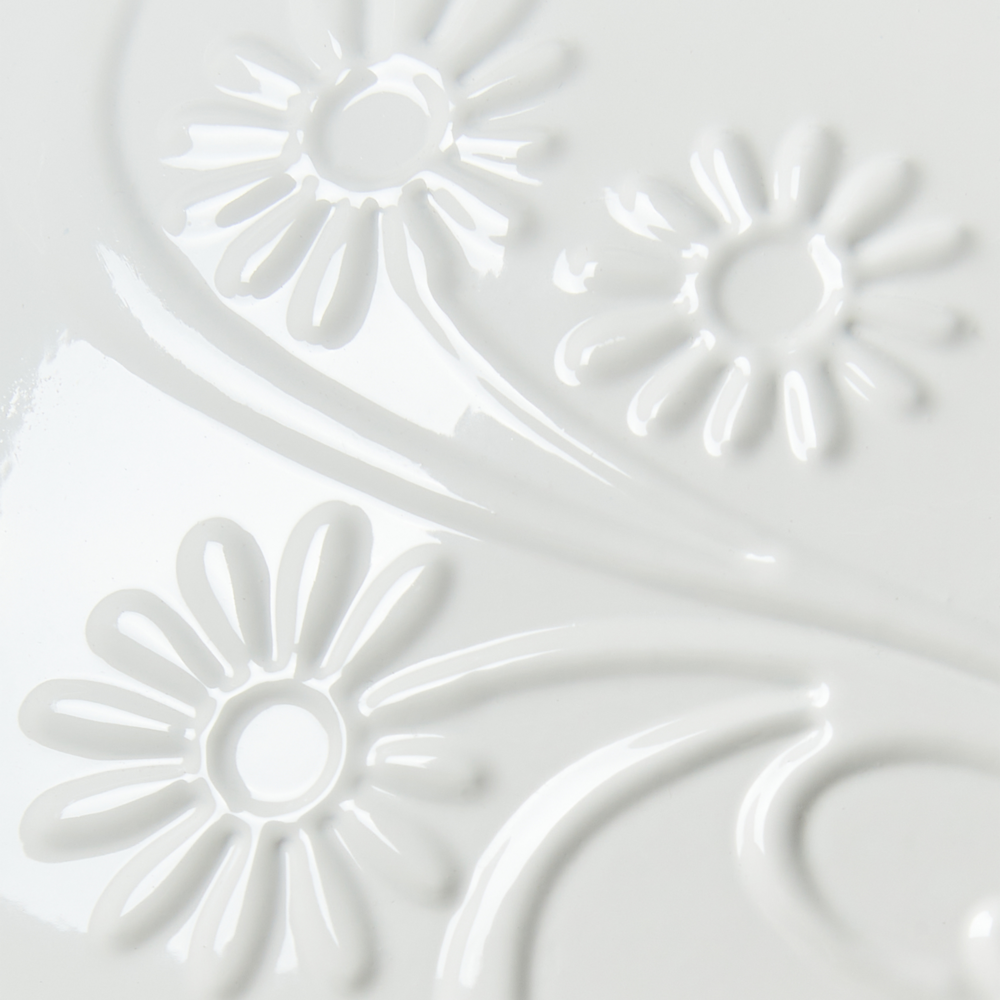 Lampada a Sospensione in Metallo Bianco Sporco Forma Rotonda Ornamenti Floreali Industriali