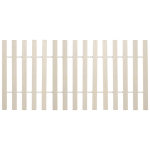 Letto in pino MDF con rete con contenitore 2 cassetti testiera minimalista 90 x 200 cm legno chiaro