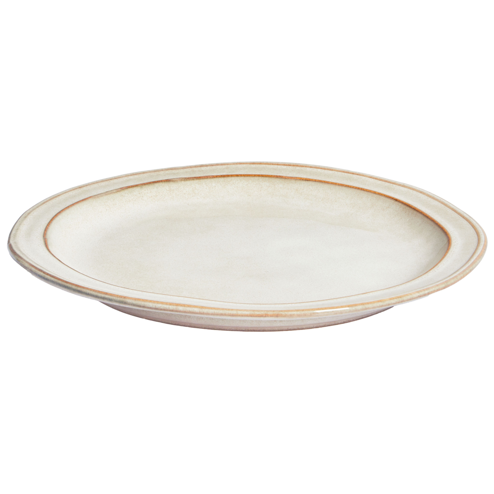 Set di 16 pezzi di gres beige chiaro in porcellana lavorato a mano  Servizio per 4 persone Cucina Sala da pranzo