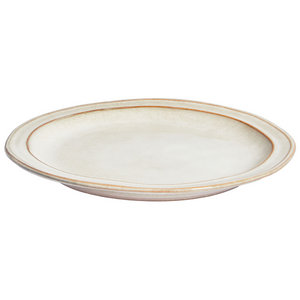 Set di 16 pezzi di gres beige chiaro in porcellana lavorato a mano  Servizio per 4 persone Cucina Sala da pranzo