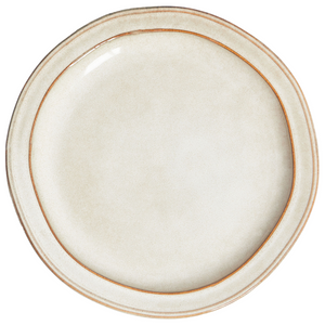 Set di 16 pezzi di gres beige chiaro in porcellana lavorato a mano  Servizio per 4 persone Cucina Sala da pranzo