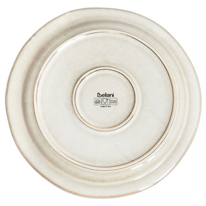 Set di 16 pezzi di gres beige chiaro in porcellana lavorato a mano  Servizio per 4 persone Cucina Sala da pranzo