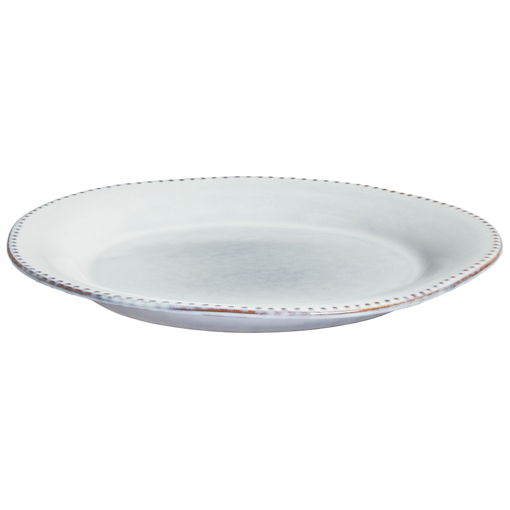 Set di 12 stoviglie in gres caolino blu chiaro fatto a mano con smalto reattivo Cucina Sala da pranzo