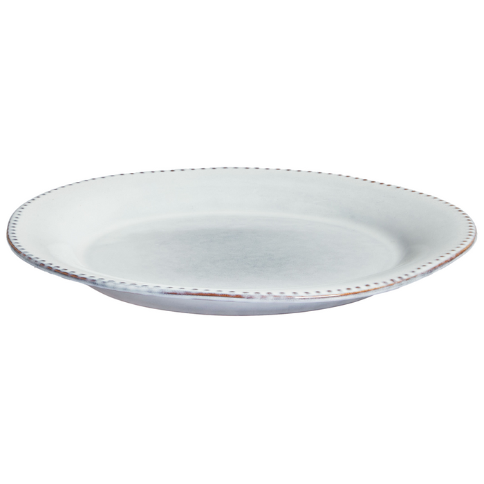 Set di 12 stoviglie in gres caolino blu chiaro fatto a mano con smalto reattivo Cucina Sala da pranzo