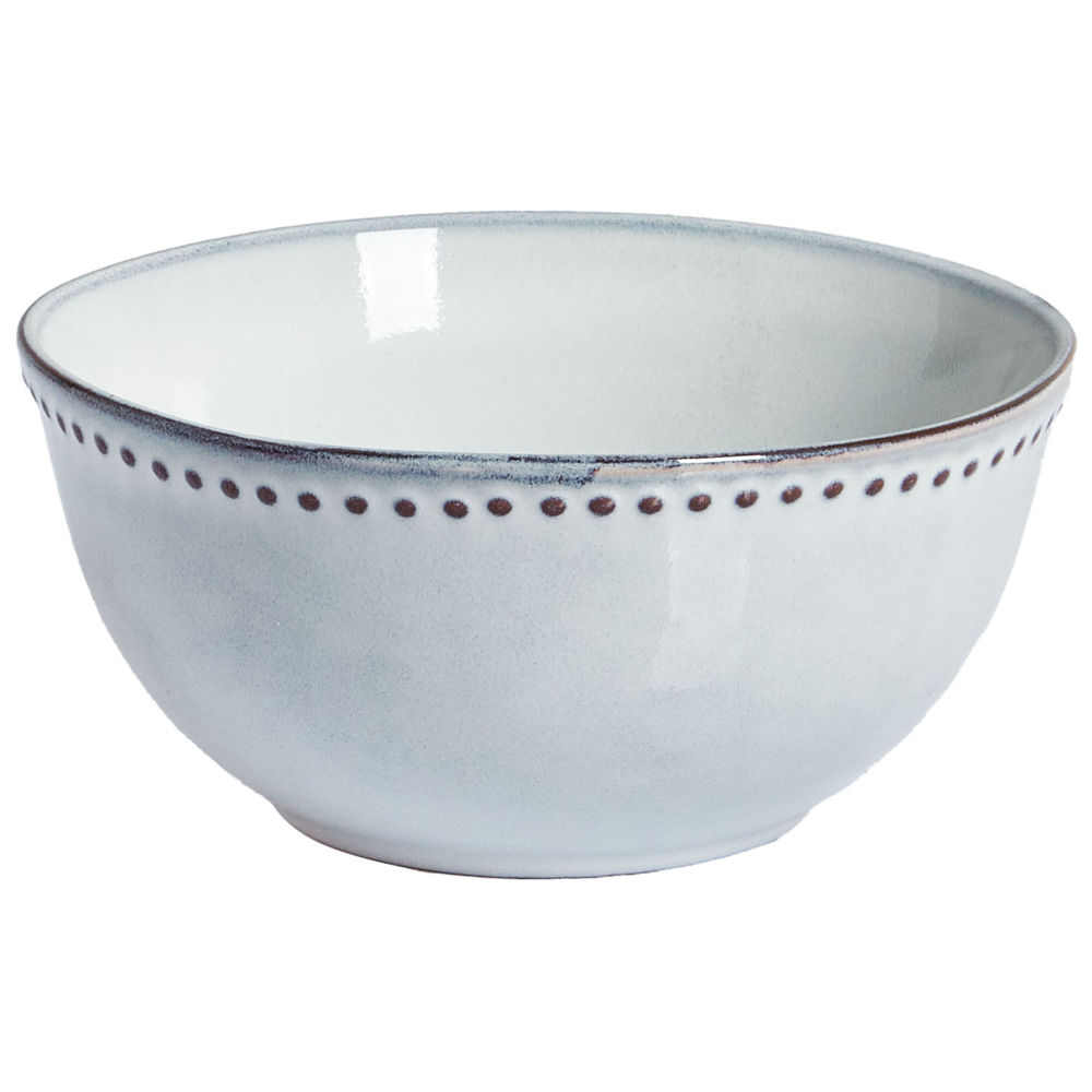 Set di 12 stoviglie in gres caolino blu chiaro fatto a mano con smalto reattivo Cucina Sala da pranzo