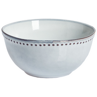 Set di 12 stoviglie in gres caolino blu chiaro fatto a mano con smalto reattivo Cucina Sala da pranzo