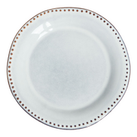 Set di 12 stoviglie in gres caolino blu chiaro fatto a mano con smalto reattivo Cucina Sala da pranzo