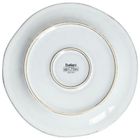 Set di 12 stoviglie in gres caolino blu chiaro fatto a mano con smalto reattivo Cucina Sala da pranzo