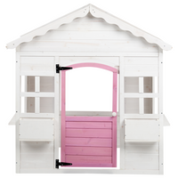 Casetta da giardino in legno di abete bianco per esterni con casa per bambini