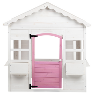 Casetta da giardino in legno di abete bianco per esterni con casa per bambini