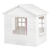 Casetta da giardino in legno di abete bianco per esterni con casa per bambini