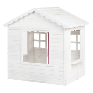 Casetta da giardino in legno di abete bianco per esterni con casa per bambini