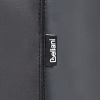 Divano con 8 cuscini Rivestimento in tessuto grigio e nero Cuscino a 4 posti con schienale