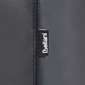 Divano con 8 cuscini Rivestimento in tessuto grigio e nero Cuscino a 4 posti con schienale