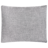 Divano con 8 cuscini Rivestimento in tessuto grigio e nero Cuscino a 4 posti con schienale