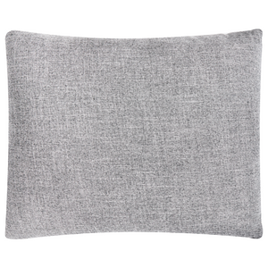 Divano con 8 cuscini Rivestimento in tessuto grigio e nero Cuscino a 4 posti con schienale