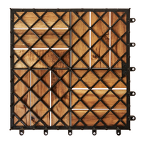 Pavimento certificato in legno di acacia naturale per esterni resistenti all'acqua accessori esterno