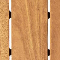 Pavimento certificato in legno di acacia naturale per esterni resistenti all'acqua accessori esterno