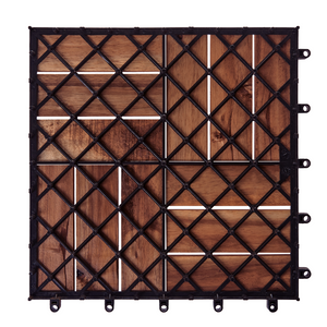 Pavimento certificato in legno di acacia marrone per esterni resistenti all'acqua accessori esterno