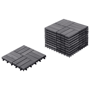 Pavimento certificato in legno di acacia grigio per esterni resistenti all'acqua accessori esterno