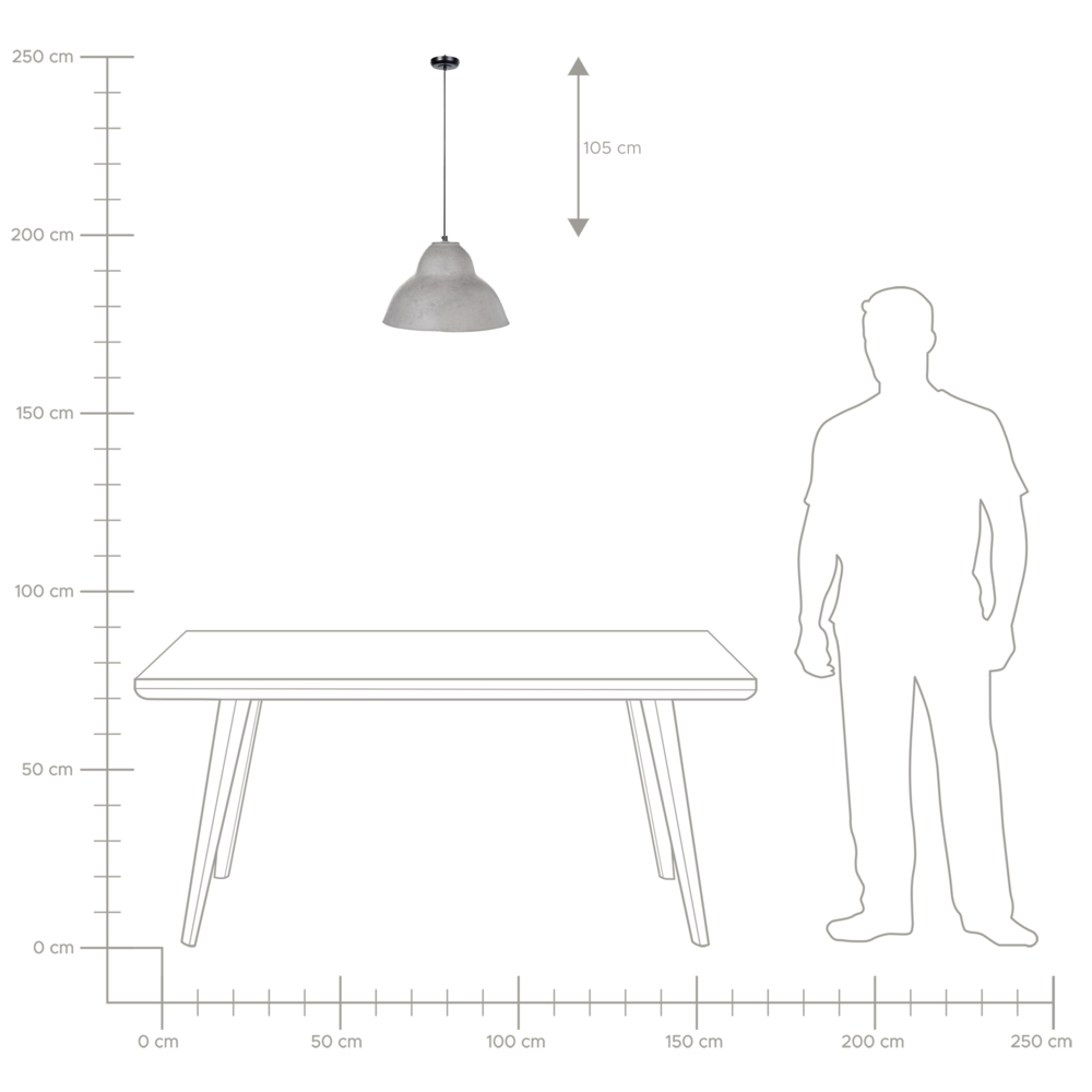 Lampada a sospensione Grigio Cartapesta fatta a mano Paralume Organico Naturale