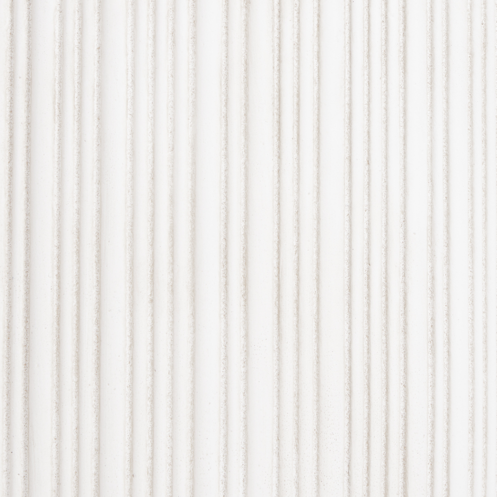 Vaso per piante Beige Chiaro 35x35x70 cm MgO Rotondo Gessato Indoor Outdoor Resistente alle intemperie