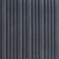 Vaso da fiori Grigio Grafite Gessato Rotondo MgO 42 x 42 x 39 cm per esterni e interni