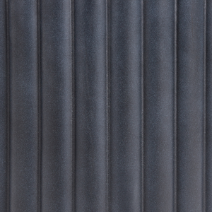 Vaso da fiori MgO grigio grafite gessato Rotondo 34 x 34 x 56 cm per esterni e interni