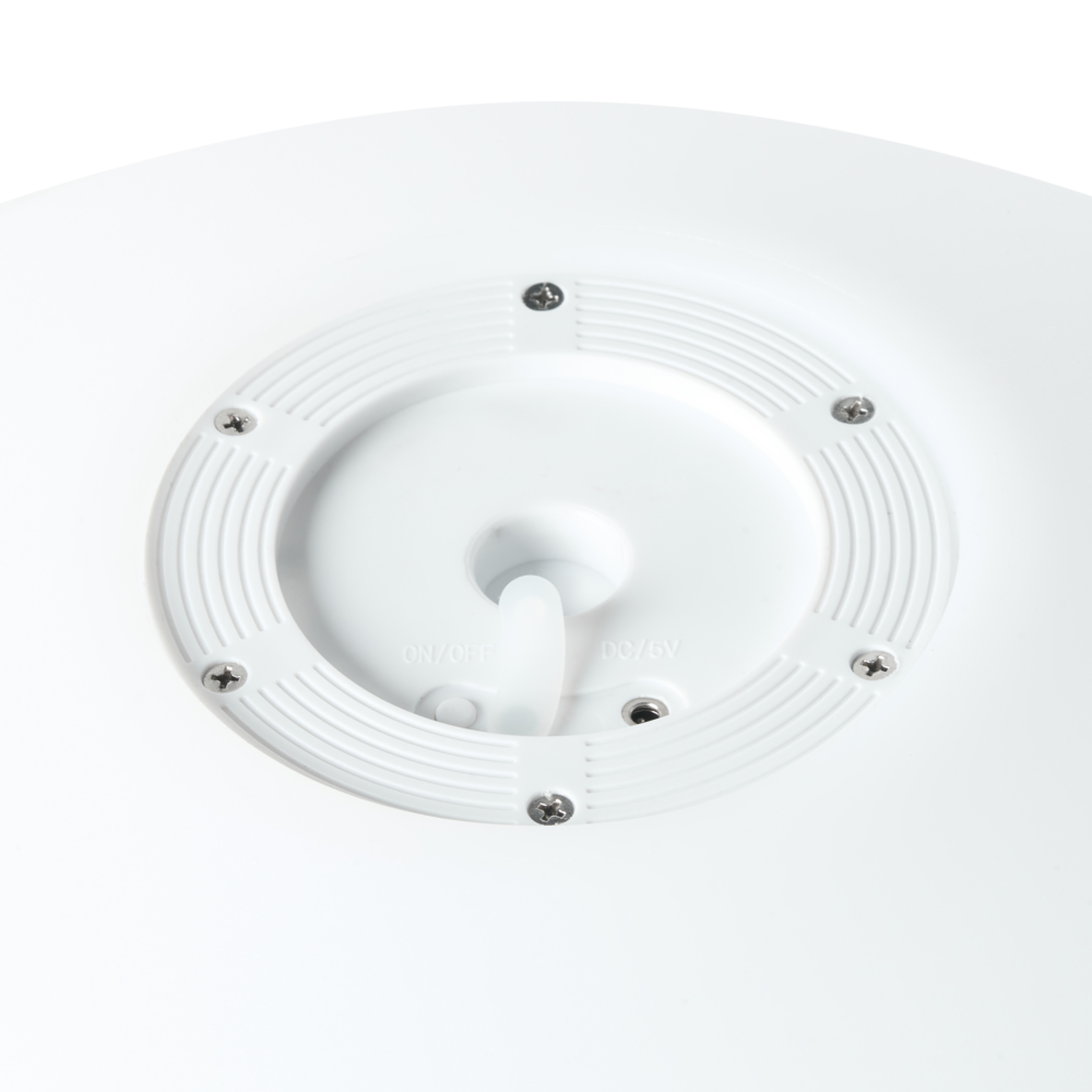 Lampada a sfera LED per esterni 38 cm in materiale sintetico impermeabile con telecomando bianco esterno giardino patio