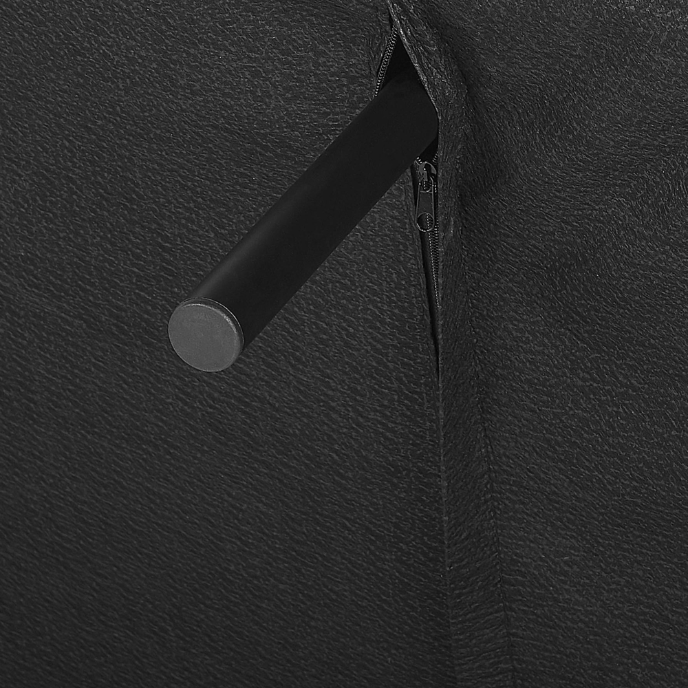 Divano letto moderno in tessuto grigio braccioli in legno scuro gambe trasformabili stile moderno