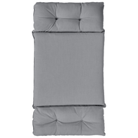 Sedia a dondolo sospesa Grigio scuro Supporto metallico in corda Cuscino morbido per seduta Boho Rustico Soggiorno Terrazza