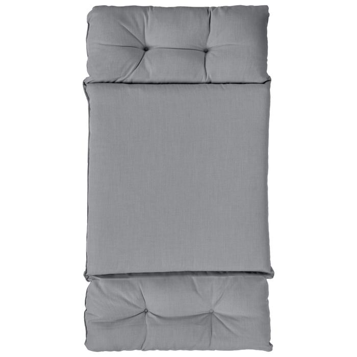 Sedia a dondolo sospesa Grigio scuro Supporto metallico in corda Cuscino morbido per seduta Boho Rustico Soggiorno Terrazza